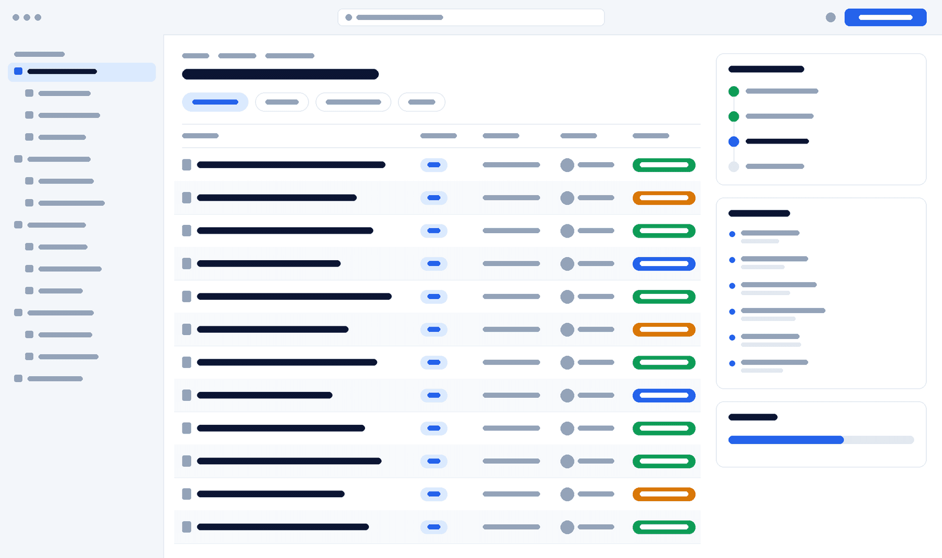 DocumentMS document repository showing a versioned contract folder, OCR search results and a pending approval workflow